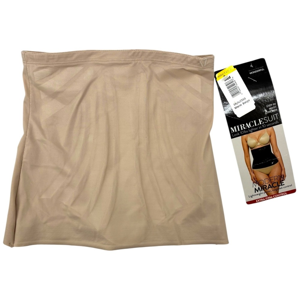 Miraclesuit Modern Miracle Step-In Waist Cincher 2566 Warm Beige M Shapewear